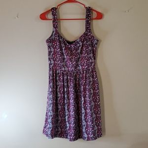 3/$6 Bebop Size Large Floral Stretch Dress Pink